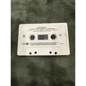 BOB MARLEY At His Best Cassette Tape 1989 Reggae Music